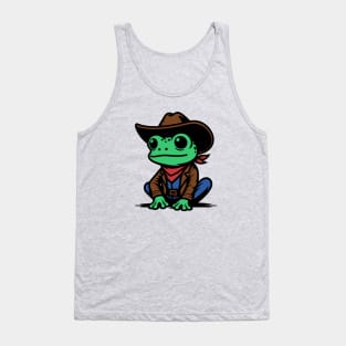 Frog Cowboy Tank Top